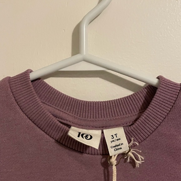 Sz 3T Treefleece Crew Kids Fleece Sweatshirt pink - Picture 8 of 8